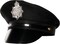 UNDERWRAPS Halloween Police Costume Pieces - Law Officer Outfits and Accessories, Security Patrol Cop Uniform Costumes for Men and Women (Black Police Captain Hat, One Size)